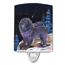 Load image into Gallery viewer, Starry Night Chow Chow Ceramic Night Light SS8456CNL