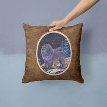 Load image into Gallery viewer, Starry Night Chow Chow Throw Pillow - 14x14 Decorative Pillow – Art for Your Home &amp; Patio