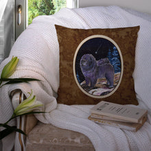 Load image into Gallery viewer, Starry Night Chow Chow Throw Pillow - 14x14 Decorative Pillow – Art for Your Home &amp; Patio