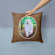 Load image into Gallery viewer, Samoyed Throw Pillow - 14x14 Decorative Pillow – Art for Your Home &amp; Patio