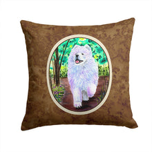 Load image into Gallery viewer, Samoyed Throw Pillow - 14x14 Decorative Pillow – Art for Your Home &amp; Patio