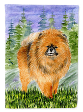 Load image into Gallery viewer, Pomeranian Garden Flag - Outdoor Decorative Yard Flag