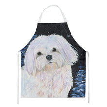 Load image into Gallery viewer, Starry Night Maltese Apron – Artist-Designed Kitchen, BBQ &amp; Craft Apron