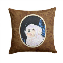 Load image into Gallery viewer, Starry Night Maltese Throw Pillow - 14x14 Decorative Pillow – Art for Your Home &amp; Patio