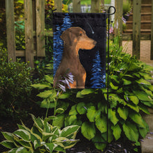 Load image into Gallery viewer, Starry Night Doberman Garden Flag - Outdoor Decorative Yard Flag