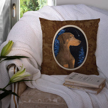 Load image into Gallery viewer, Starry Night Doberman Throw Pillow - 14x14 Decorative Pillow – Art for Your Home &amp; Patio