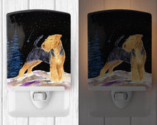 Load image into Gallery viewer, Starry Night Welsh Terrier Ceramic Night Light SS8464CNL