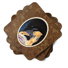 Load image into Gallery viewer, Starry Night Welsh Terrier Coasters - Set of 4 Lightweight Foam, Absorbent Drink Coasters