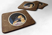 Load image into Gallery viewer, Starry Night Welsh Terrier Coasters - Set of 4 Lightweight Foam, Absorbent Drink Coasters