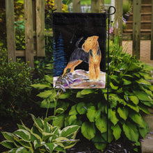 Load image into Gallery viewer, Starry Night Welsh Terrier Garden Flag - Outdoor Decorative Yard Flag