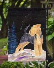 Load image into Gallery viewer, Starry Night Welsh Terrier Garden Flag - Outdoor Decorative Yard Flag