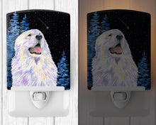 Load image into Gallery viewer, Starry Night Great Pyrenees Ceramic Night Light SS8466CNL