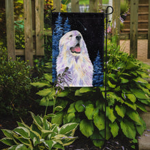 Load image into Gallery viewer, Starry Night Great Pyrenees Garden Flag - Outdoor Decorative Yard Flag