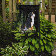 Load image into Gallery viewer, Starry Night Bernese Mountain Dog Garden Flag - Outdoor Decorative Yard Flag