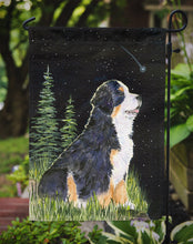 Load image into Gallery viewer, Starry Night Bernese Mountain Dog Garden Flag - Outdoor Decorative Yard Flag