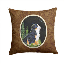Load image into Gallery viewer, Starry Night Bernese Mountain Dog Throw Pillow - 14x14 Decorative Pillow – Art for Your Home &amp; Patio