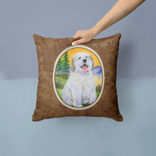 Load image into Gallery viewer, Great Pyrenees Throw Pillow - 14x14 Decorative Pillow – Art for Your Home &amp; Patio