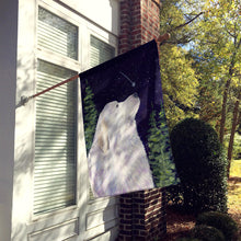Load image into Gallery viewer, Starry Night Great Pyrenees Flag Canvas House Size