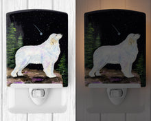 Load image into Gallery viewer, Starry Night Great Pyrenees Ceramic Night Light SS8471CNL
