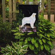 Load image into Gallery viewer, Starry Night Great Pyrenees Garden Flag - Outdoor Decorative Yard Flag