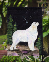 Load image into Gallery viewer, Starry Night Great Pyrenees Garden Flag - Outdoor Decorative Yard Flag