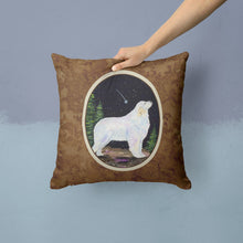 Load image into Gallery viewer, Starry Night Great Pyrenees Throw Pillow - 14x14 Decorative Pillow – Art for Your Home &amp; Patio