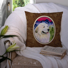 Load image into Gallery viewer, Great Pyrenees Throw Pillow - 14x14 Decorative Pillow – Art for Your Home &amp; Patio