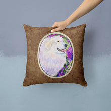 Load image into Gallery viewer, Great Pyrenees Throw Pillow - 14x14 Decorative Pillow – Art for Your Home &amp; Patio