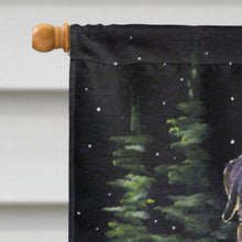 Load image into Gallery viewer, Starry Night Rottweiler Flag Canvas House Size