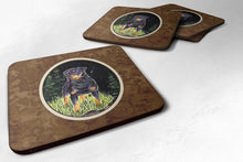Load image into Gallery viewer, Starry Night Rottweiler Coasters - Set of 4 Lightweight Foam, Absorbent Drink Coasters