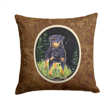 Load image into Gallery viewer, Starry Night Rottweiler Throw Pillow - 14x14 Decorative Pillow – Art for Your Home &amp; Patio