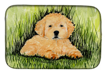 Load image into Gallery viewer, Golden Retriever Dish Drying Mat – Absorbent, Artistic Kitchen Essentials SS8476DDM