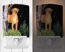 Load image into Gallery viewer, Starry Night Rhodesian Ridgeback Ceramic Night Light SS8479CNL