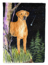 Load image into Gallery viewer, Starry Night Rhodesian Ridgeback Garden Flag - Outdoor Decorative Yard Flag