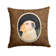 Load image into Gallery viewer, Starry Night Golden Retriever Throw Pillow - 14x14 Decorative Pillow – Art for Your Home &amp; Patio