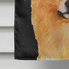 Load image into Gallery viewer, Starry Night Pomeranian Flag Canvas House Size
