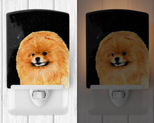 Load image into Gallery viewer, Starry Night Pomeranian Ceramic Night Light SS8481CNL
