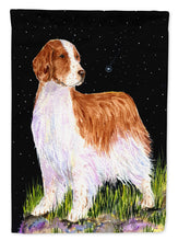 Load image into Gallery viewer, Starry Night Welsh Springer Spaniel Garden Flag - Outdoor Decorative Yard Flag