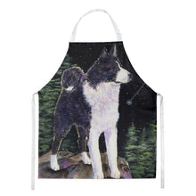 Load image into Gallery viewer, Starry Night Karelian Bear Dog Apron – Artist-Designed Kitchen, BBQ &amp; Craft Apron