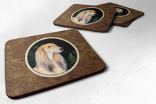 Load image into Gallery viewer, Starry Night Saluki Coasters - Set of 4 Lightweight Foam, Absorbent Drink Coasters