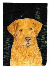 Load image into Gallery viewer, Starry Night Chesapeake Bay Retriever Flag Canvas House Size