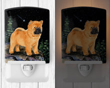 Load image into Gallery viewer, Starry Night Chow Chow Ceramic Night Light SS8488CNL