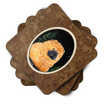 Load image into Gallery viewer, Starry Night Chow Chow Coasters - Set of 4 Lightweight Foam, Absorbent Drink Coasters