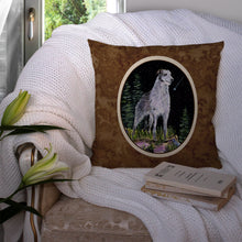 Load image into Gallery viewer, Starry Night Scottish Deerhound  Throw Pillow - 14x14 Decorative Pillow – Art for Your Home &amp; Patio