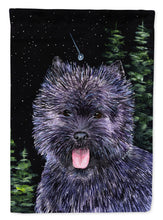 Load image into Gallery viewer, Starry Night Cairn Terrier Garden Flag - Outdoor Decorative Yard Flag