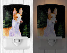 Load image into Gallery viewer, Starry Night Ibizan Hound Ceramic Night Light SS8495CNL