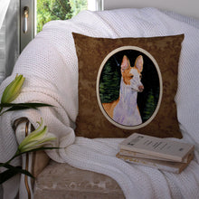 Load image into Gallery viewer, Starry Night Ibizan Hound Throw Pillow - 14x14 Decorative Pillow – Art for Your Home &amp; Patio