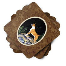 Load image into Gallery viewer, Starry Night Boxer Coasters - Set of 4 Lightweight Foam, Absorbent Drink Coasters