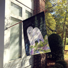Load image into Gallery viewer, Starry Night Samoyed Flag Canvas House Size