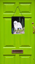 Load image into Gallery viewer, Starry Night Samoyed Aluminium Metal Wall or Door Hanging Prints